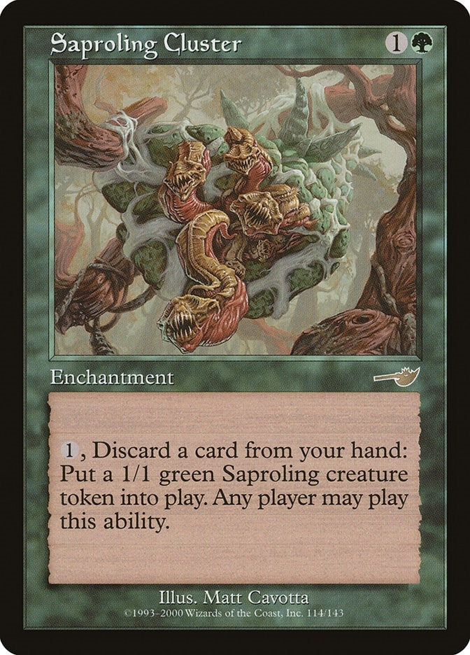 Image for Saproling Cluster (114) [Nemesis] - Magic: The Gathering