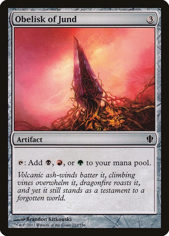 Image for Obelisk of Jund (252) [Commander 2013] - Magic: The Gathering