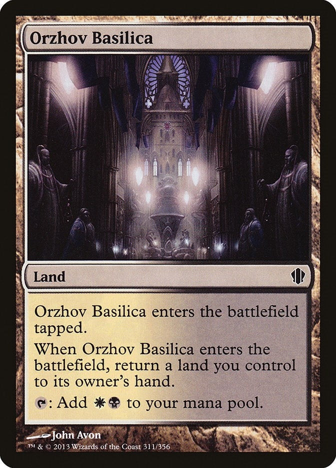 Image for Orzhov Basilica (311) [Commander 2013] - Magic: The Gathering