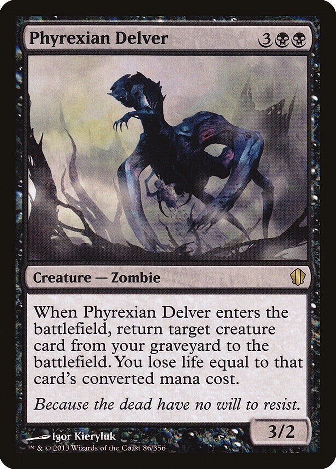 Image for Phyrexian Delver (86) [Commander 2013] - Magic: The Gathering