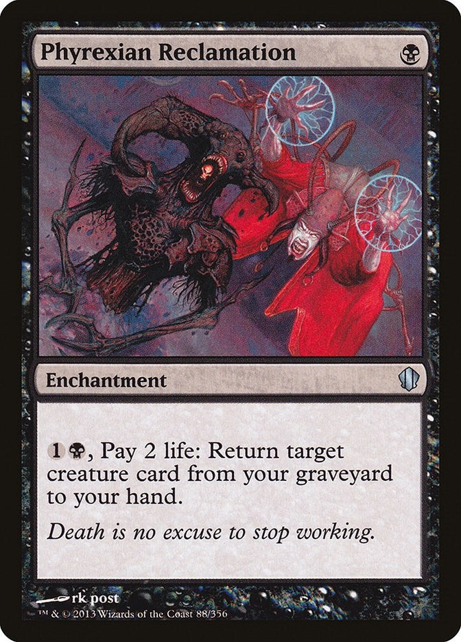 Image for Phyrexian Reclamation (88) [Commander 2013] - Magic: The Gathering