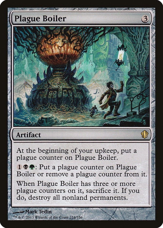 Image for Plague Boiler (254) [Commander 2013] - Magic: The Gathering
