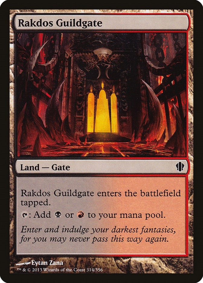 Image for Rakdos Guildgate (314) [Commander 2013] - Magic: The Gathering