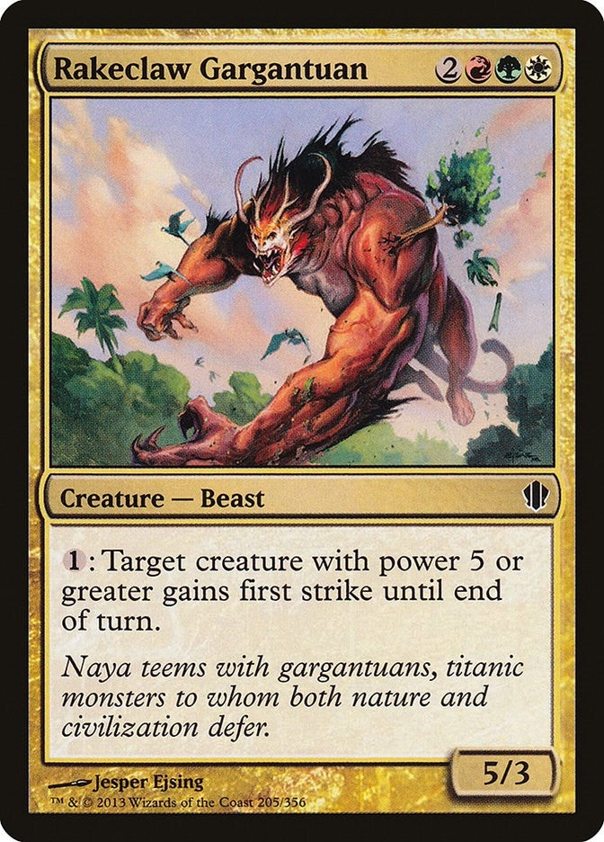 Image for Rakeclaw Gargantuan (205) [Commander 2013] - Magic: The Gathering