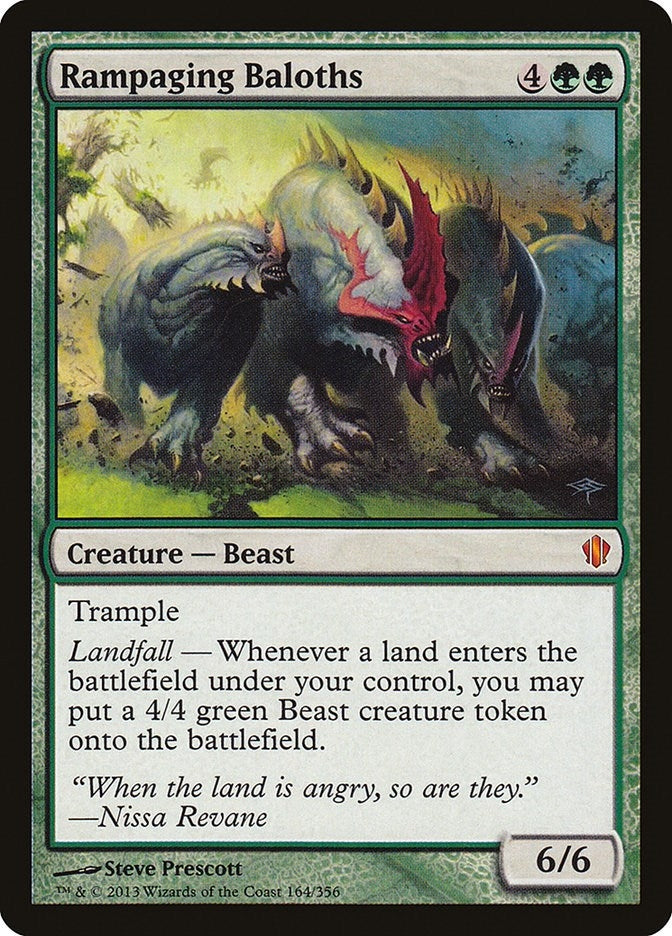 Image for Rampaging Baloths (164) [Commander 2013] - Magic: The Gathering
