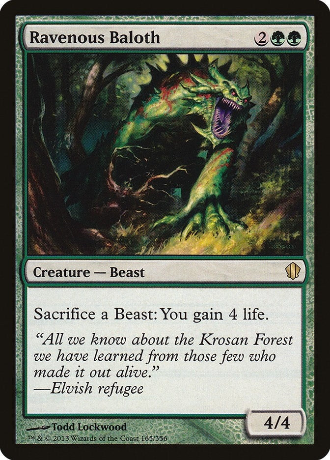 Image for Ravenous Baloth (165) [Commander 2013] - Magic: The Gathering