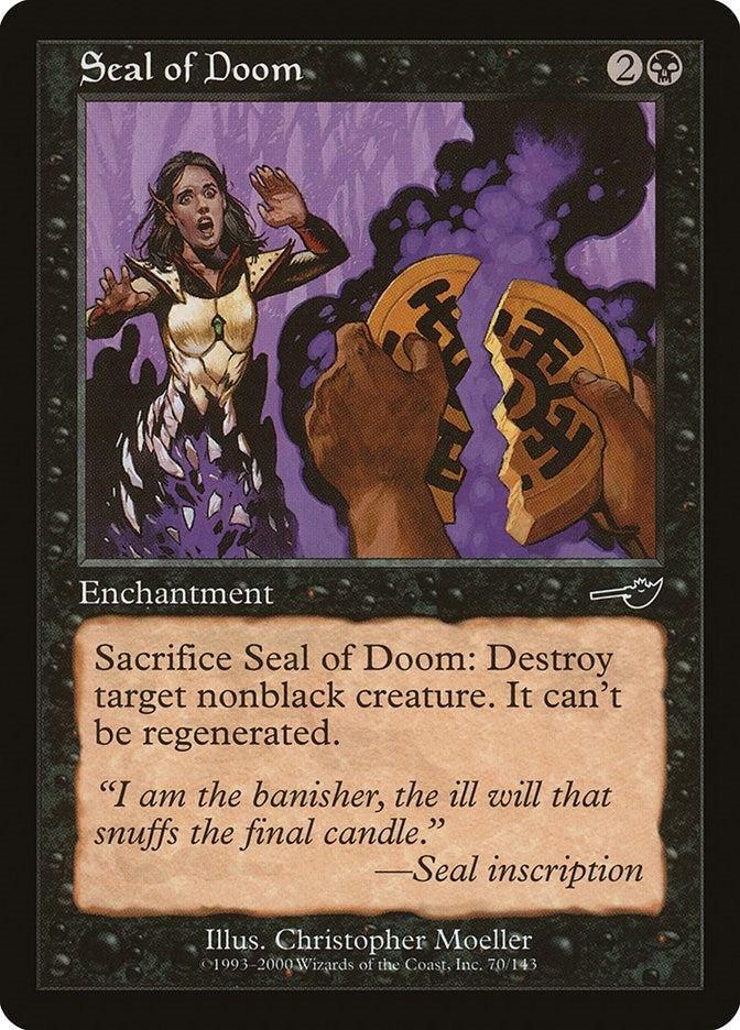 Image for Seal of Doom (70) [Nemesis] - Magic: The Gathering