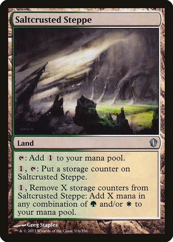 Image for Saltcrusted Steppe (316) [Commander 2013] - Magic: The Gathering