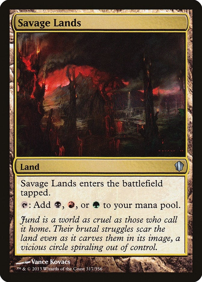 Image for Savage Lands (317) [Commander 2013] - Magic: The Gathering