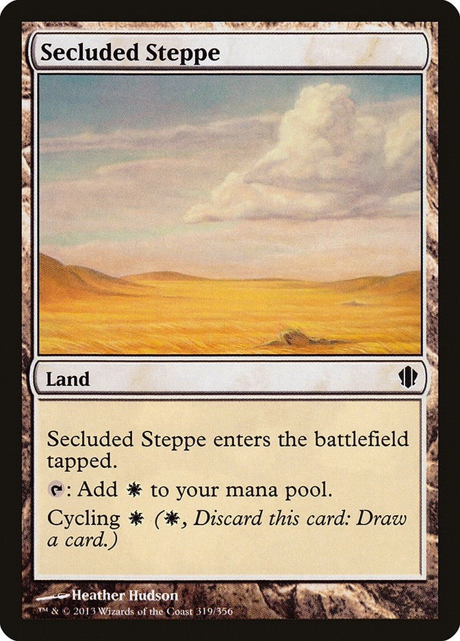 Image for Secluded Steppe (319) [Commander 2013] - Magic: The Gathering