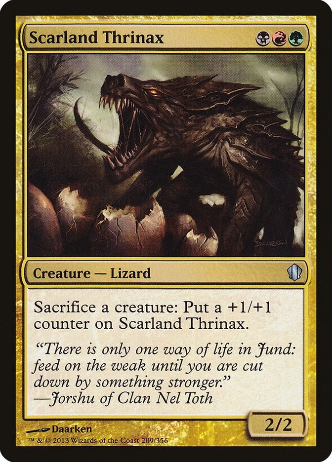 Image for Scarland Thrinax (209) [Commander 2013] - Magic: The Gathering