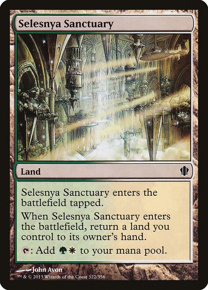 Image for Selesnya Sanctuary (322) [Commander 2013] - Magic: The Gathering