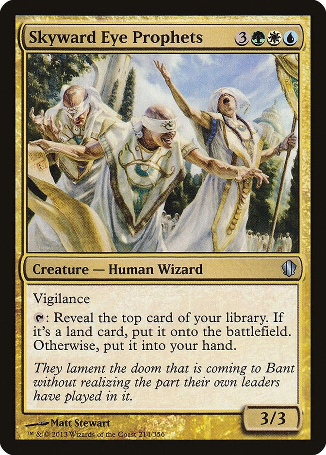 Image for Skyward Eye Prophets (214) [Commander 2013] - Magic: The Gathering