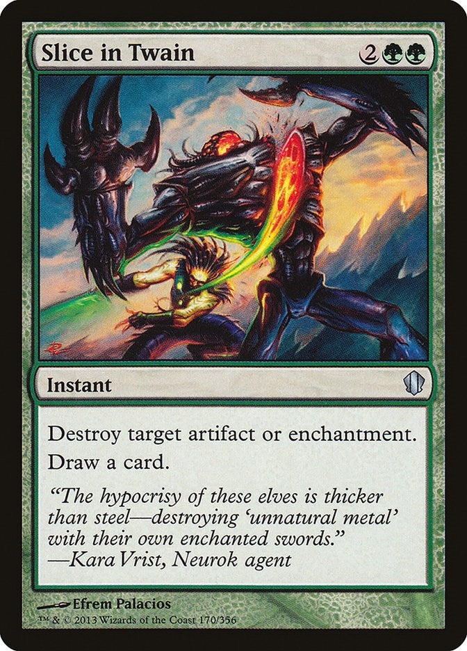 Image for Slice in Twain (170) [Commander 2013] - Magic: The Gathering