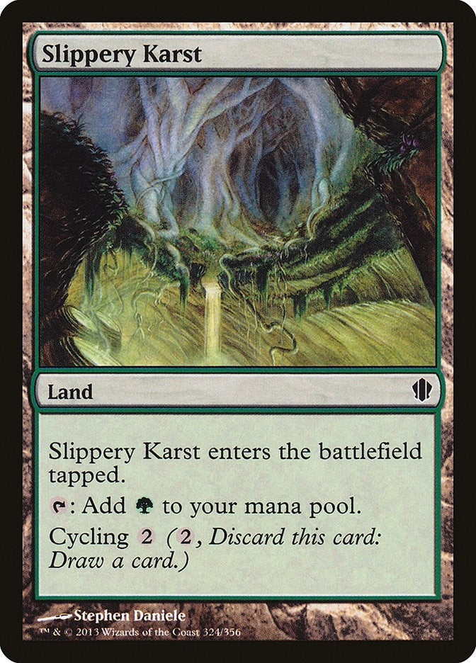 Image for Slippery Karst (324) [Commander 2013] - Magic: The Gathering