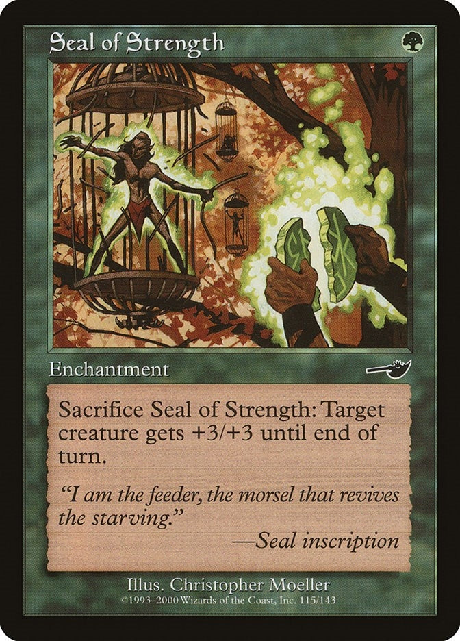 Image for Seal of Strength (115) [Nemesis] - Magic: The Gathering