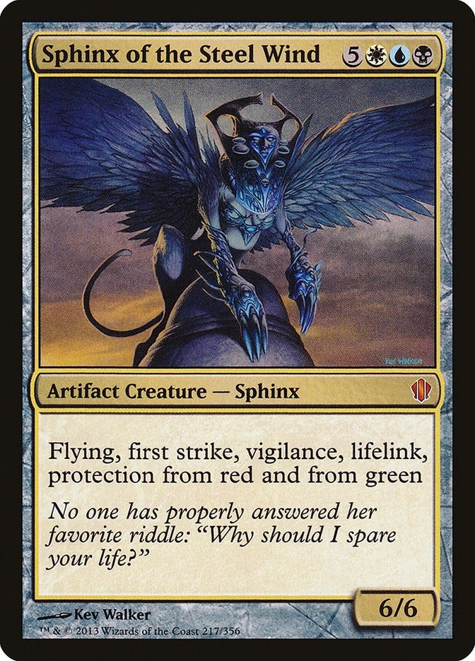 Image for Sphinx of the Steel Wind (217) [Commander 2013] - Magic: The Gathering