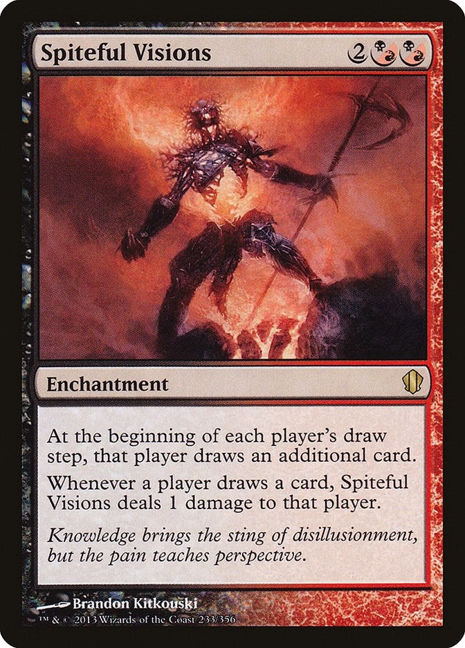 Image for Spiteful Visions (233) [Commander 2013] - Magic: The Gathering