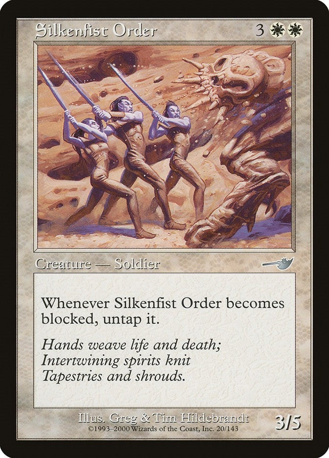 Image for Silkenfist Order (20) [Nemesis] - Magic: The Gathering
