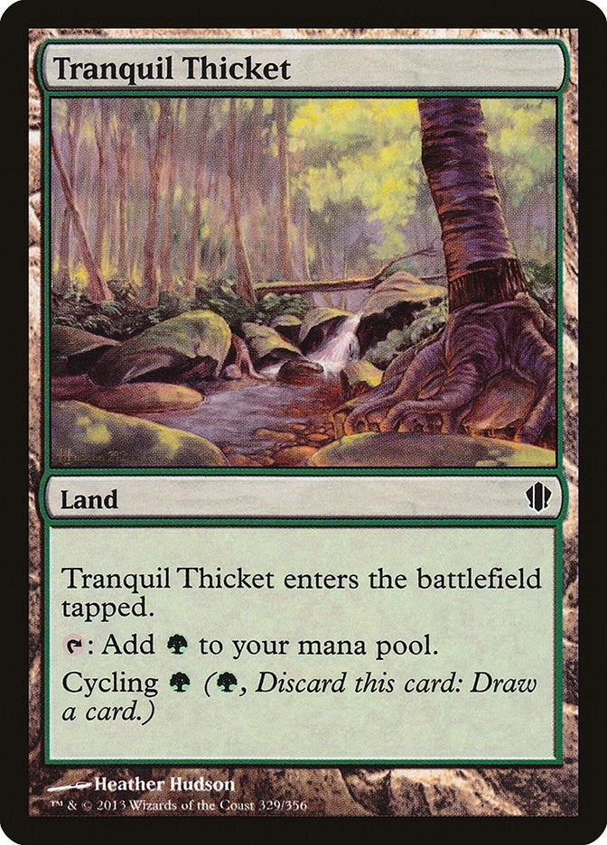 Image for Tranquil Thicket (329) [Commander 2013] - Magic: The Gathering