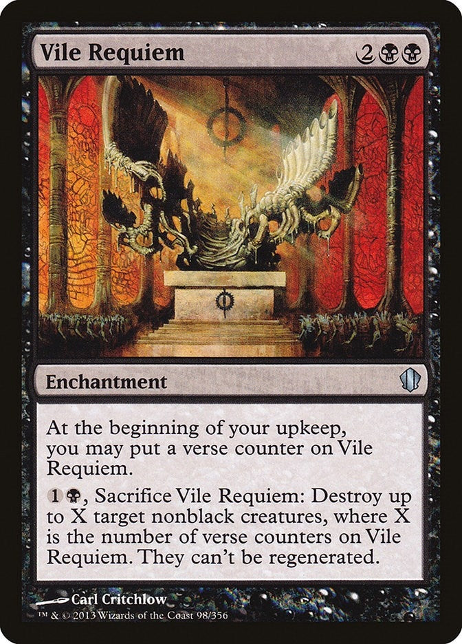 Image for Vile Requiem (98) [Commander 2013] - Magic: The Gathering