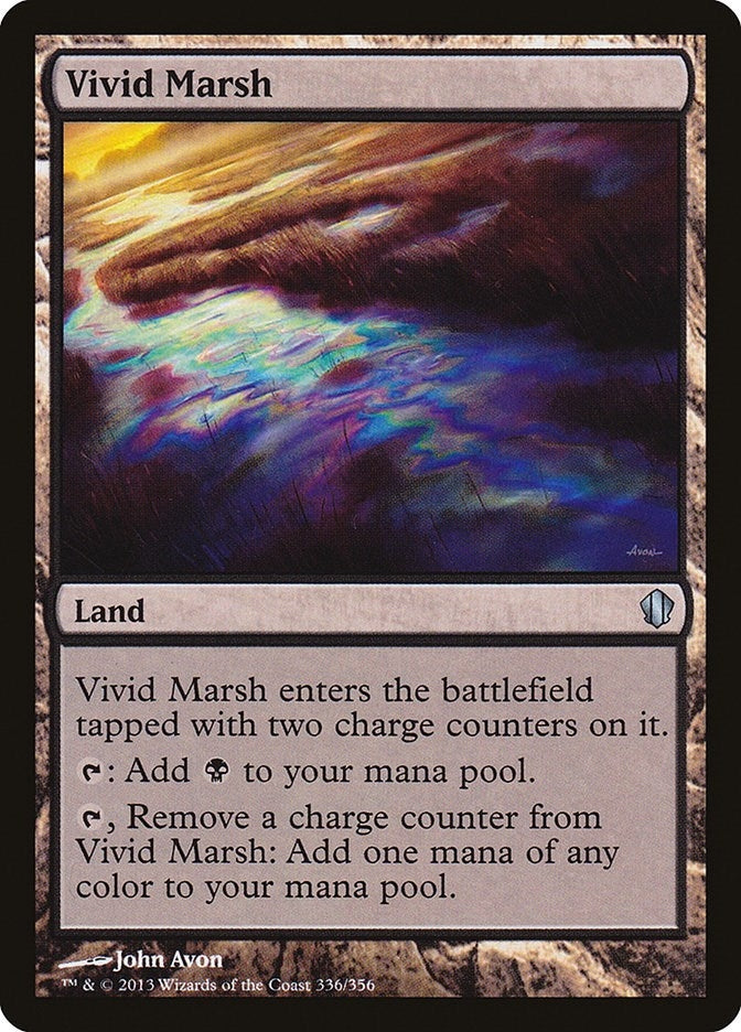 Image for Vivid Marsh (336) [Commander 2013] - Magic: The Gathering