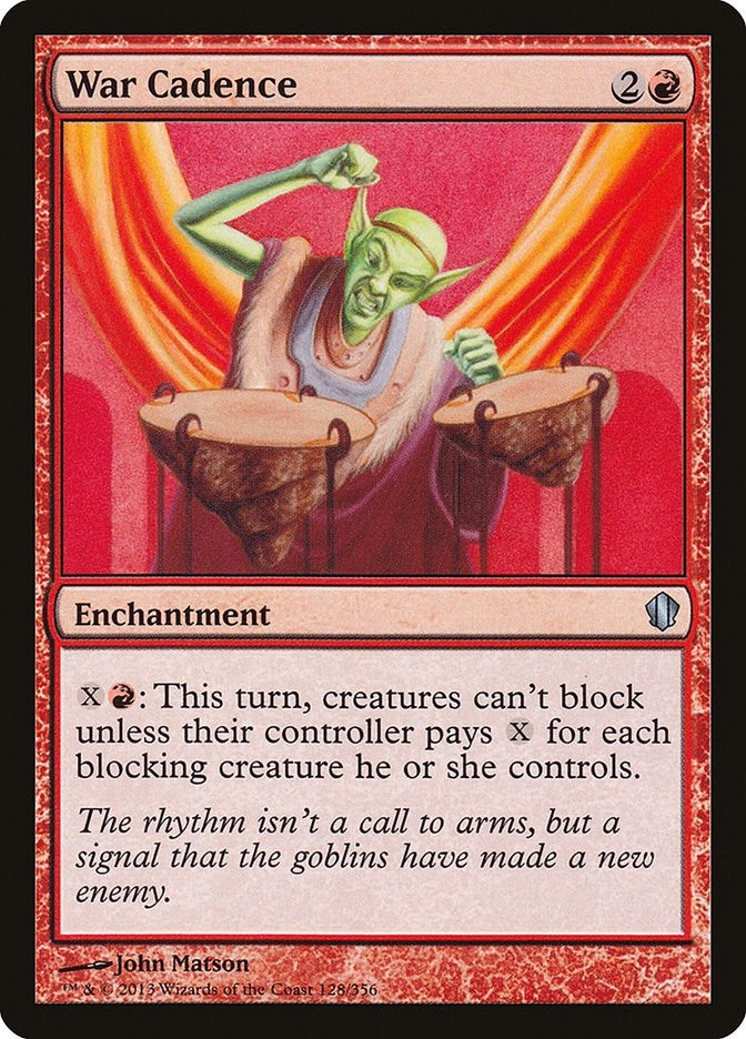 Image for War Cadence (128) [Commander 2013] - Magic: The Gathering