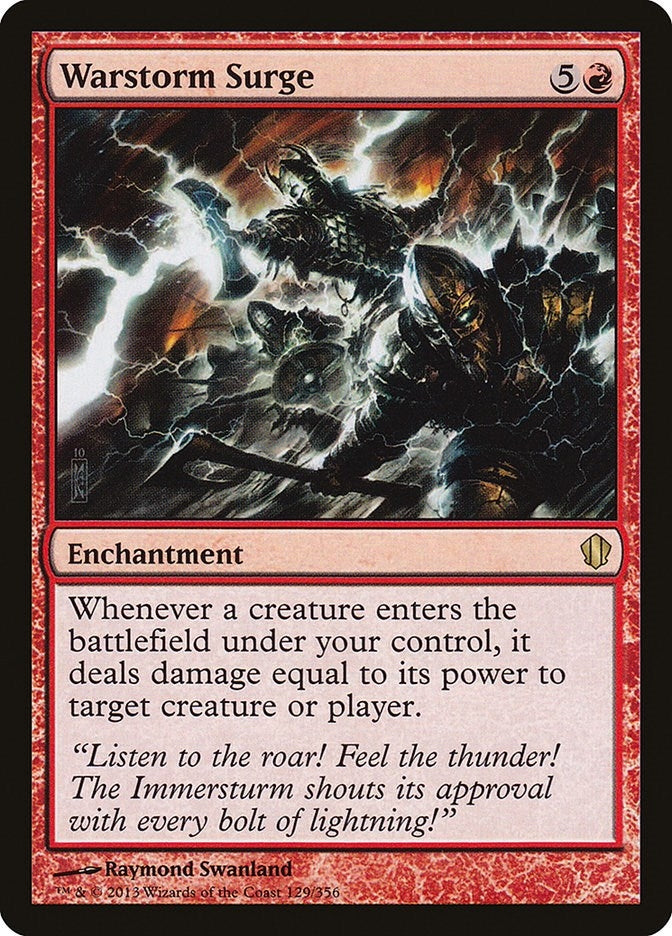Image for Warstorm Surge (129) [Commander 2013] - Magic: The Gathering