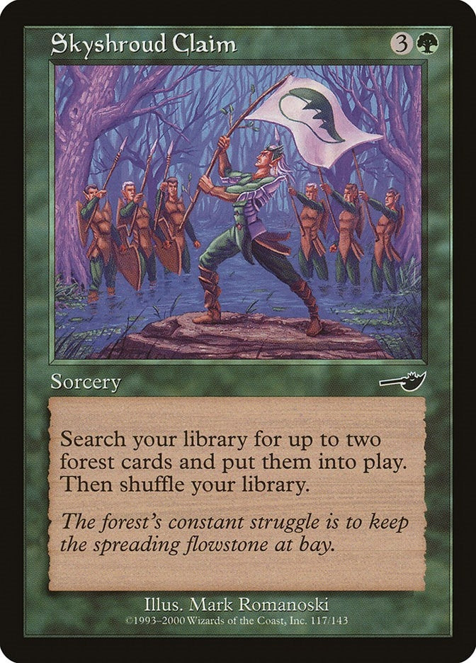Image for Skyshroud Claim (117) [Nemesis] - Magic: The Gathering