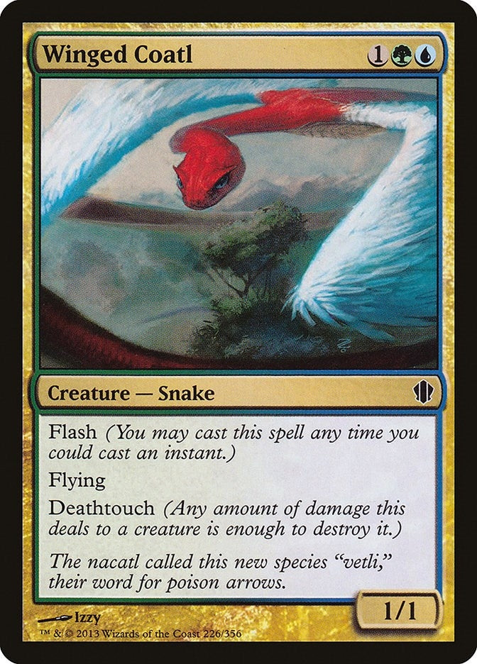 Image for Winged Coatl (226) [Commander 2013] - Magic: The Gathering