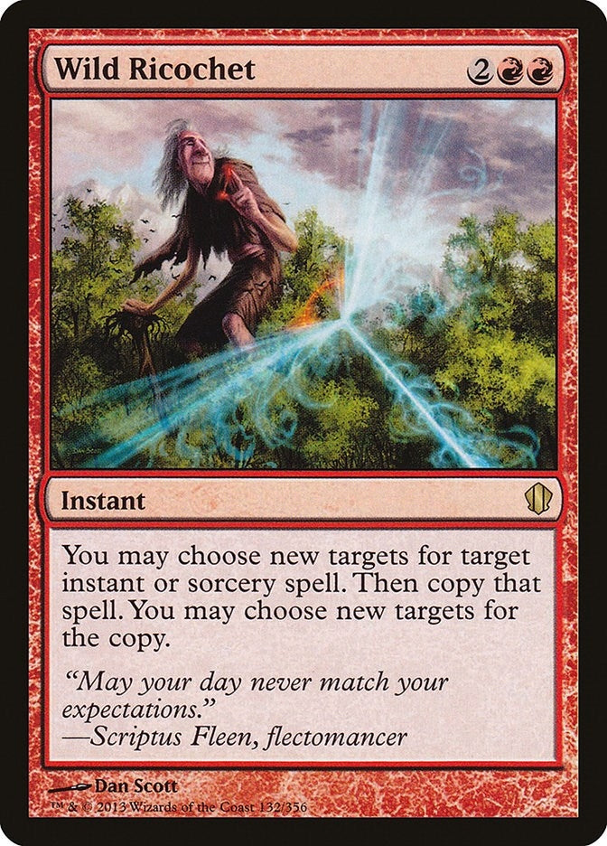 Image for Wild Ricochet (132) [Commander 2013] - Magic: The Gathering