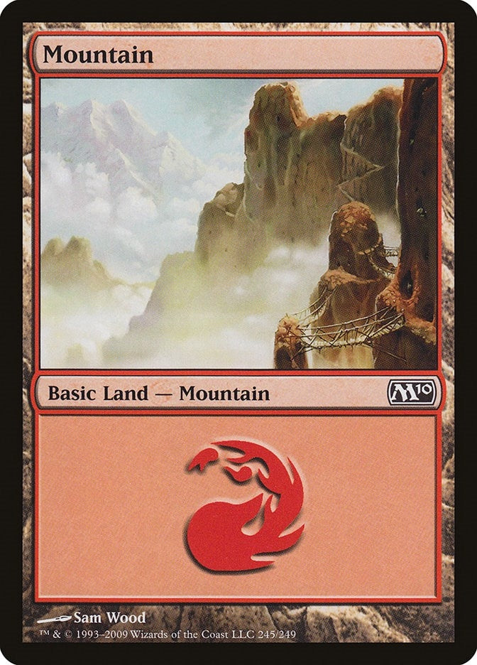 Image for Mountain (245) (245) [Magic 2010 (M10)] - Magic: The Gathering