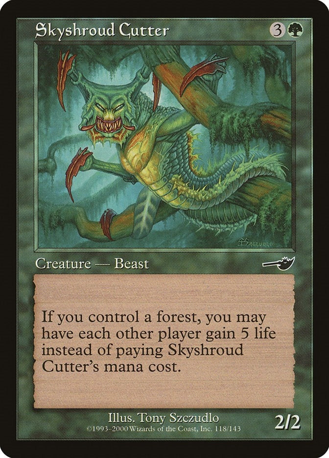 Image for Skyshroud Cutter (118) [Nemesis] - Magic: The Gathering