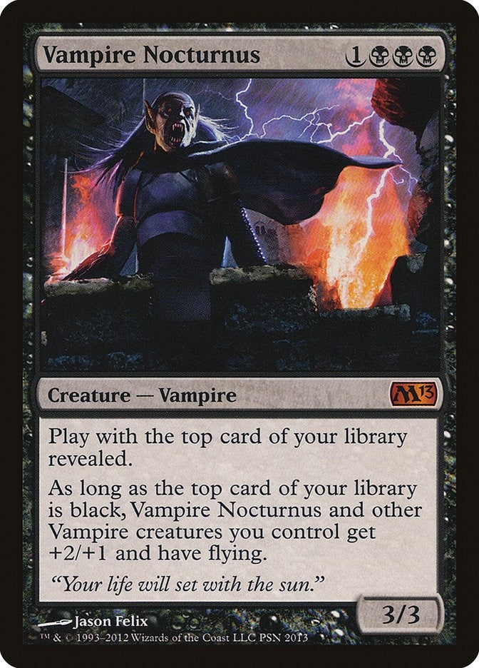 Image for Vampire Nocturnus (PSN 2013) [Media Promos] - Magic: The Gathering