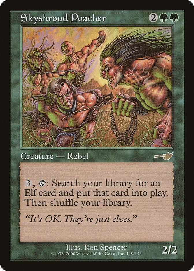 Image for Skyshroud Poacher (119) [Nemesis] - Magic: The Gathering