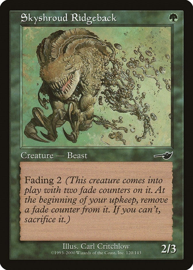 Image for Skyshroud Ridgeback (120) [Nemesis] - Magic: The Gathering
