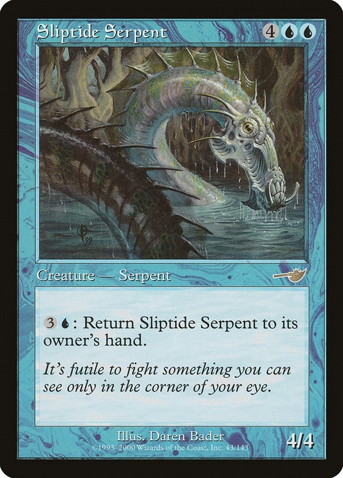 Image for Sliptide Serpent (43) [Nemesis] - Magic: The Gathering