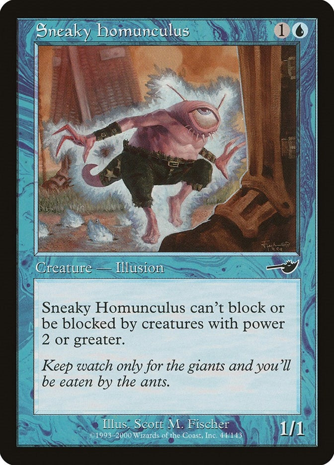 Image for Sneaky Homunculus (44) [Nemesis] - Magic: The Gathering