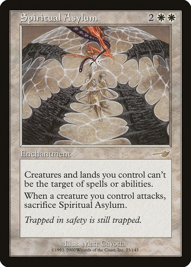 Image for Spiritual Asylum (23) [Nemesis] - Magic: The Gathering