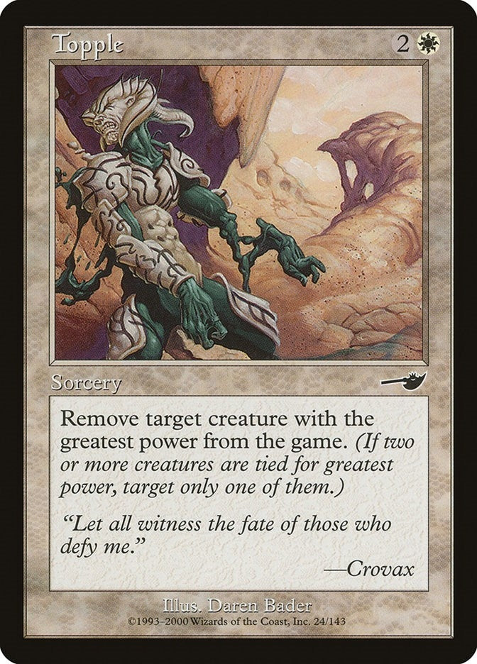 Image for Topple (24) [Nemesis] - Magic: The Gathering
