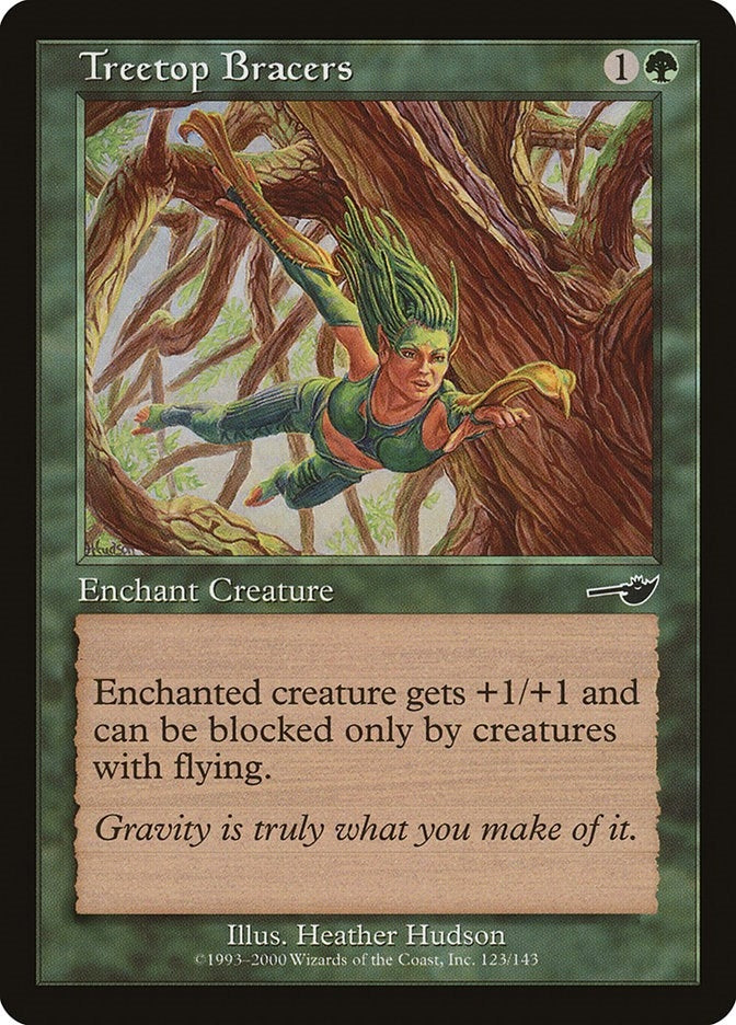 Image for Treetop Bracers (123) [Nemesis] - Magic: The Gathering