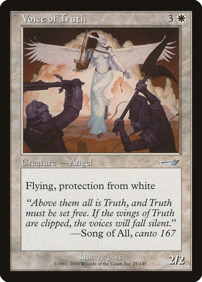 Image for Voice of Truth (25) [Nemesis] - Magic: The Gathering