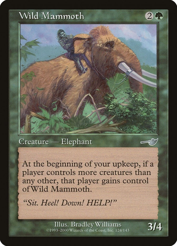 Image for Wild Mammoth (124) [Nemesis] - Magic: The Gathering
