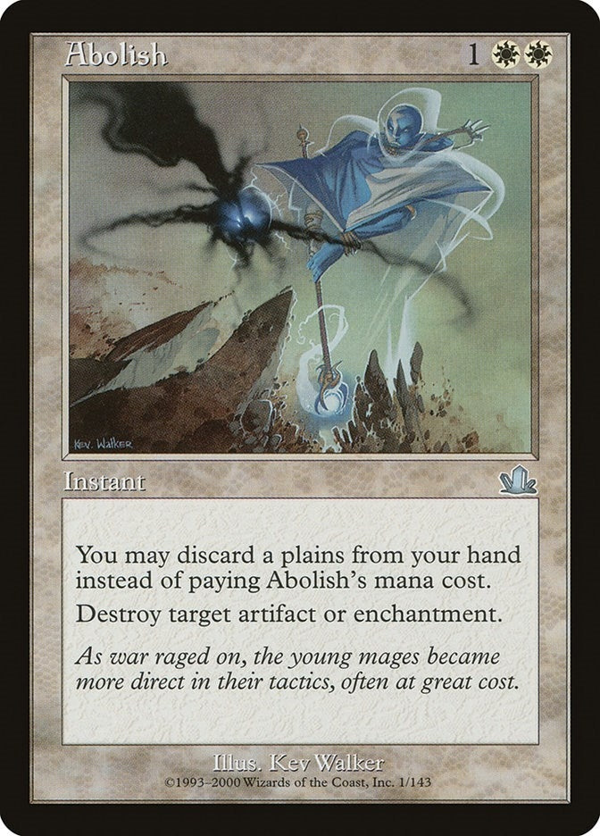 Image for Abolish (1) [Prophecy] - Magic: The Gathering