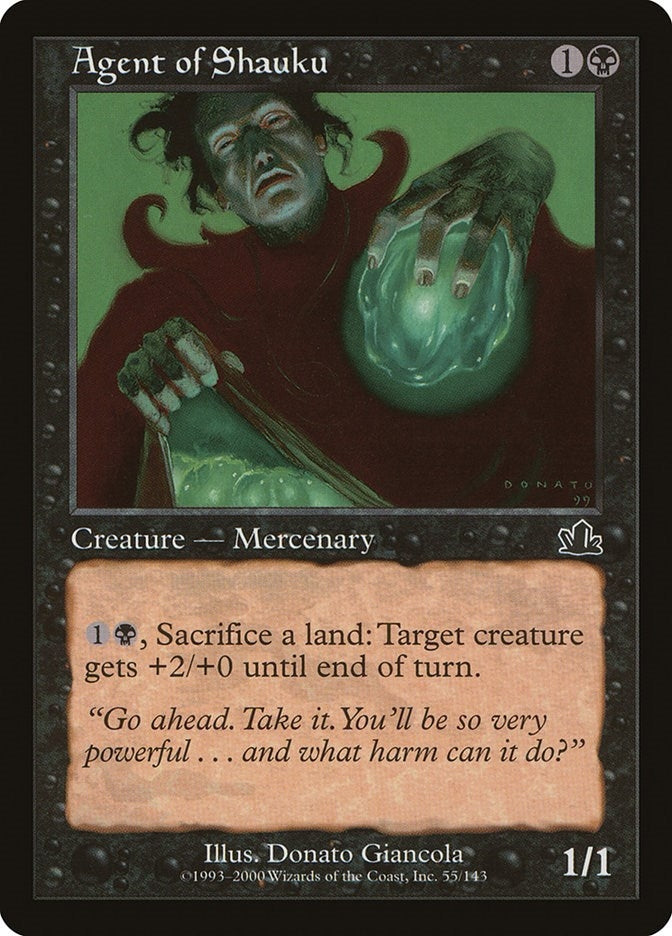 Image for Agent of Shauku (55) [Prophecy] - Magic: The Gathering