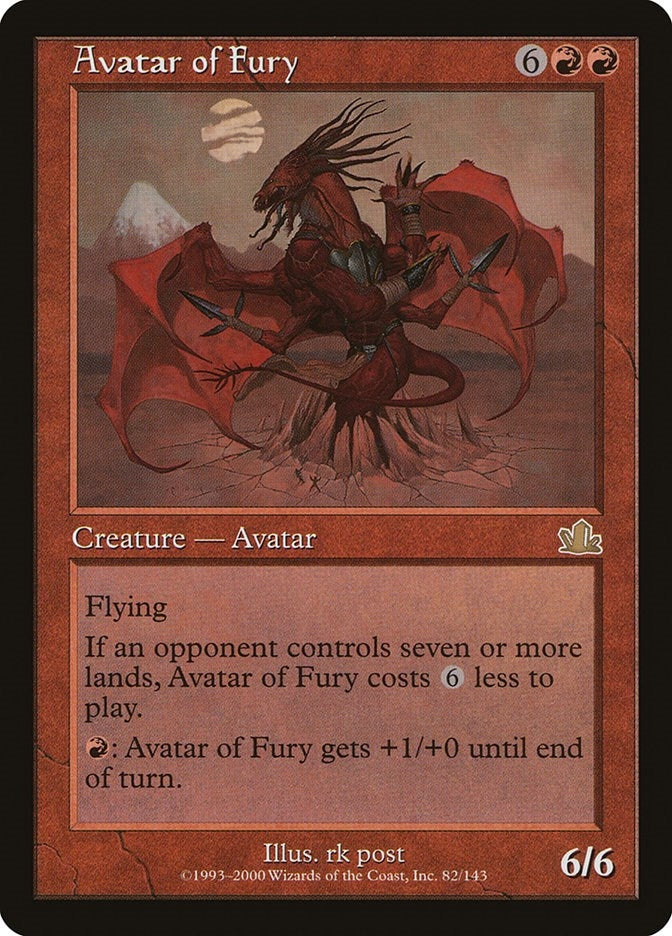 Avatar of Fury (82) [Prophecy]