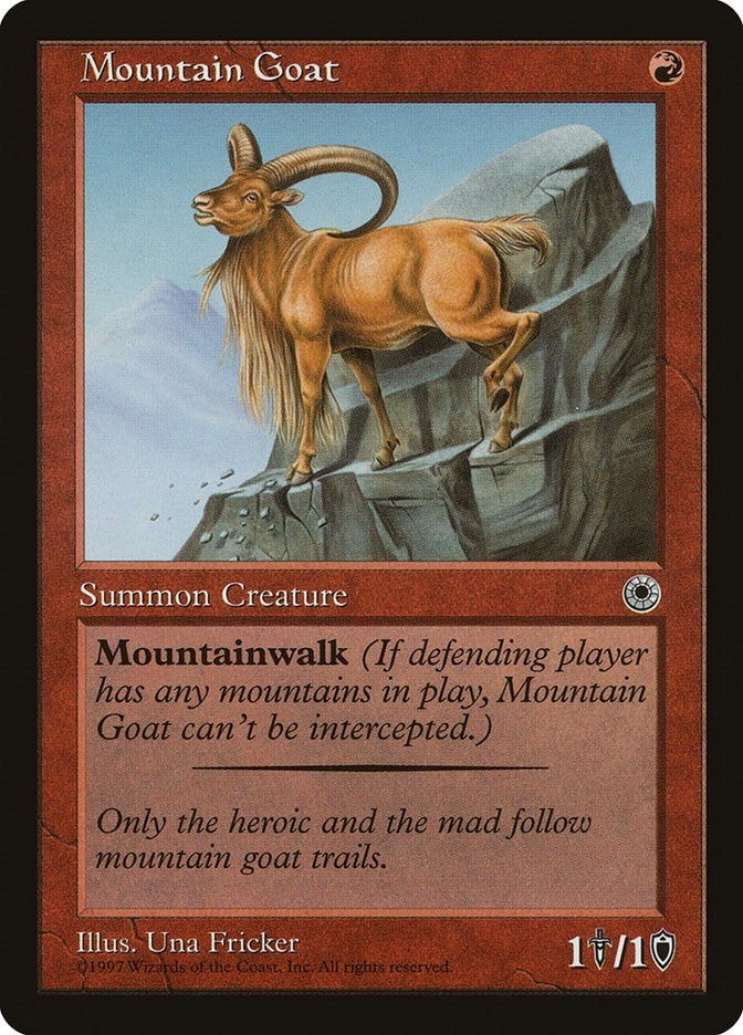 Image for Mountain Goat [Portal] - Magic: The Gathering