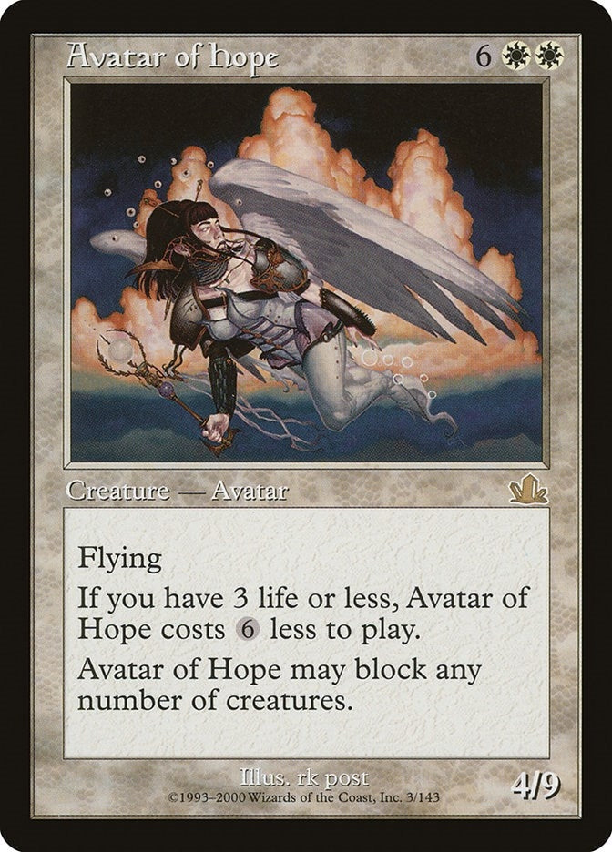 Image for Avatar of Hope (3) [Prophecy] - Magic: The Gathering