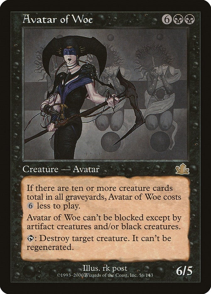Image for Avatar of Woe (56) [Prophecy] - Magic: The Gathering