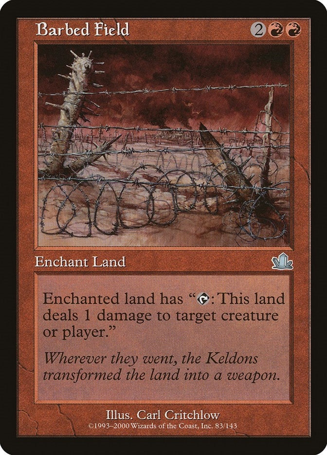 Image for Barbed Field (83) [Prophecy] - Magic: The Gathering